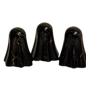 Becki Owens Halloween Marble Ghosts Set LED Lights Spooky Home Decor Fall